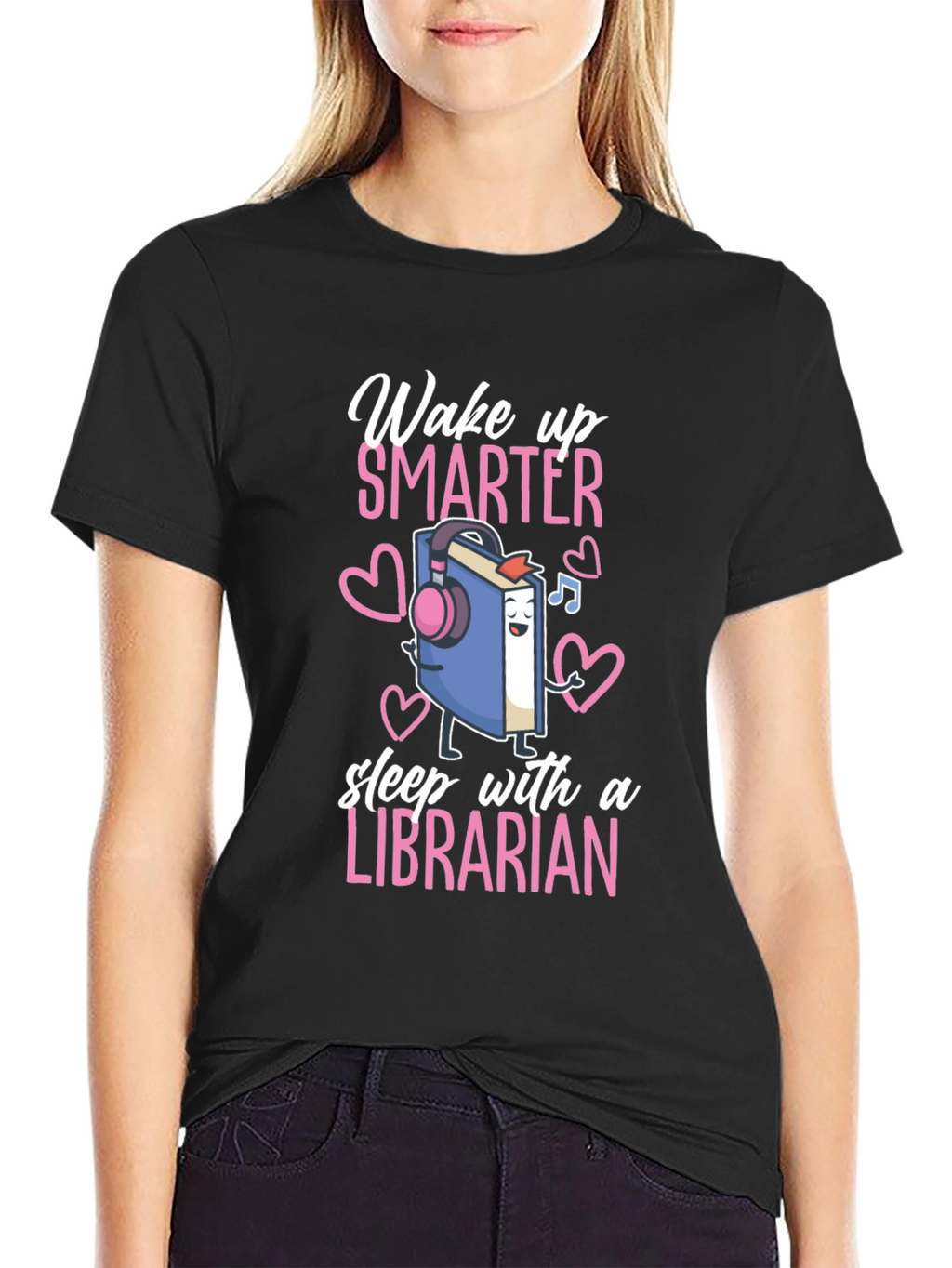 Wake Up Smarter Librarian Graphic Tee
