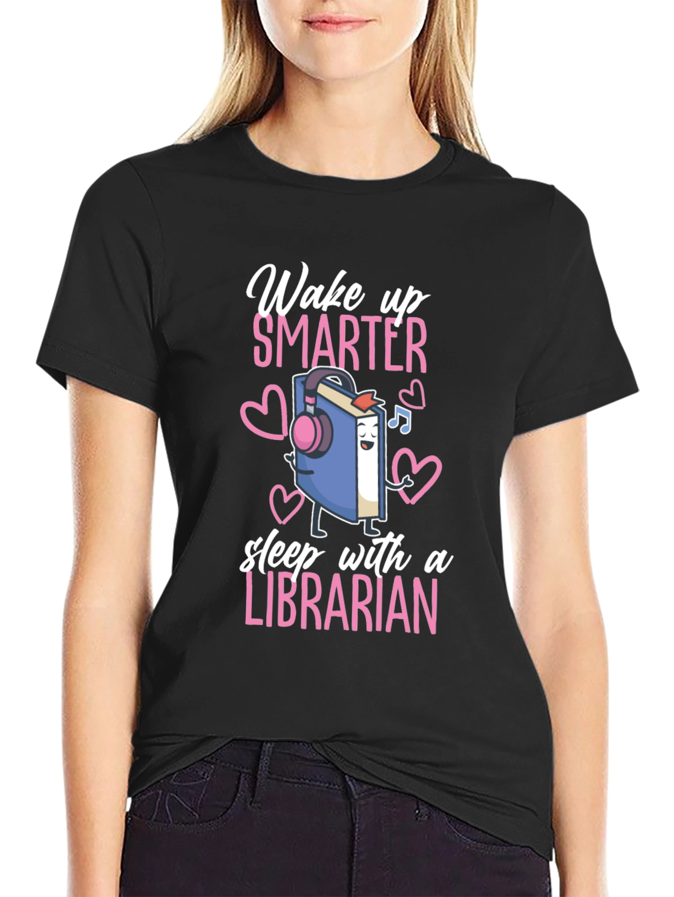 Wake Up Smarter Librarian Graphic Tee