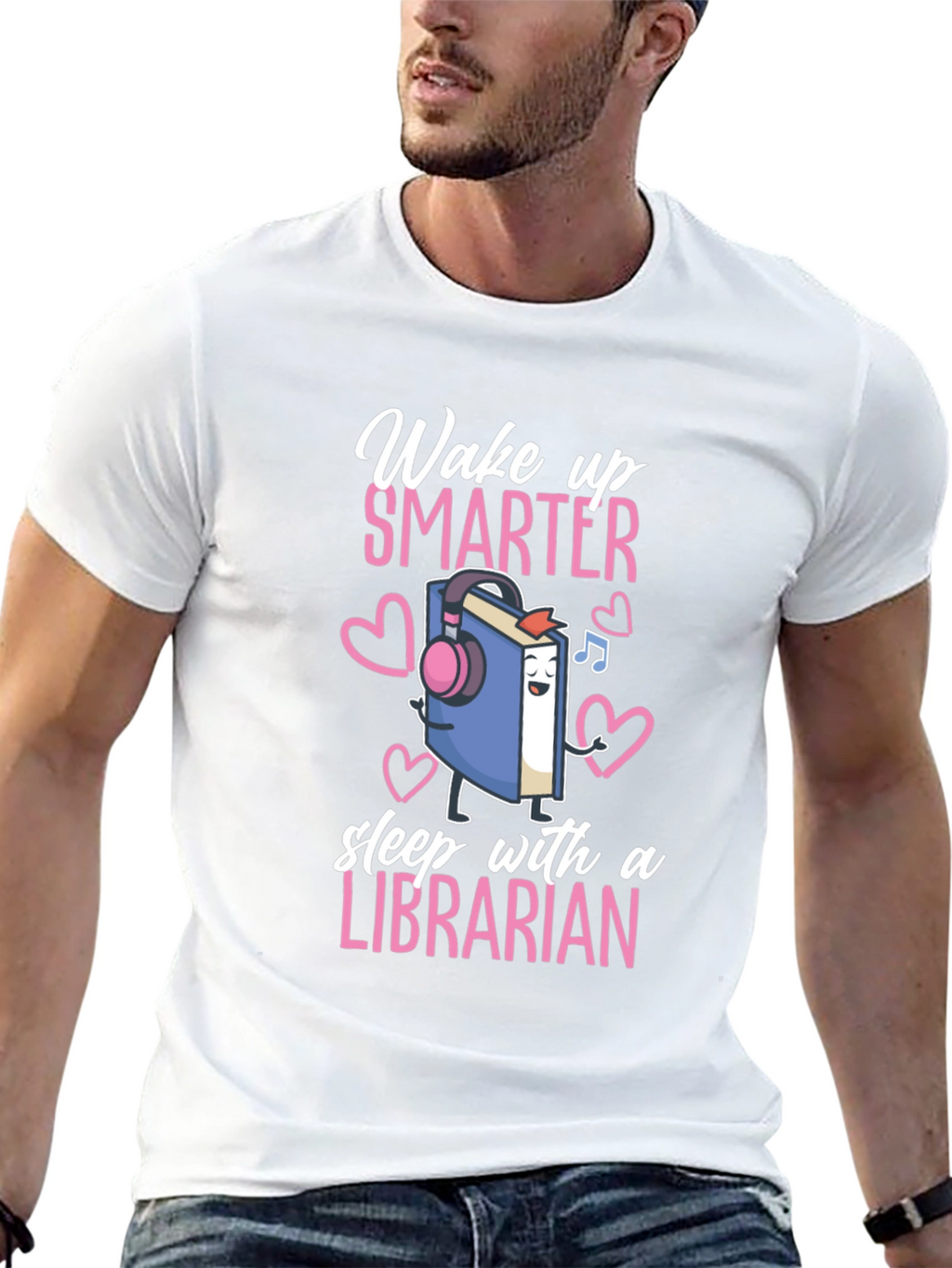 Wake Up Smarter Librarian Graphic Tee