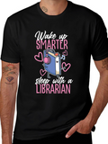 Wake Up Smarter Librarian Graphic Tee