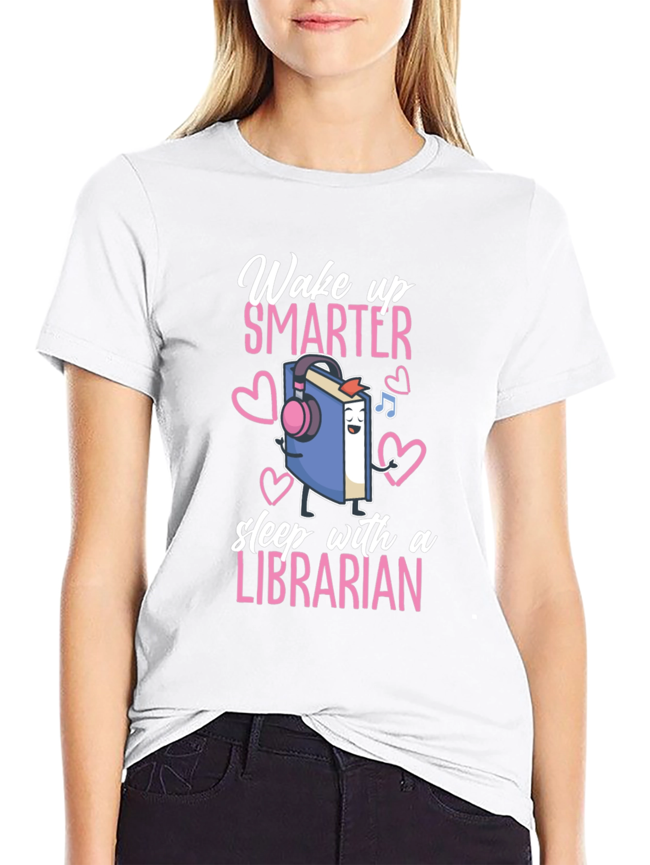 Wake Up Smarter Librarian Graphic Tee