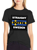 Straight Outta Sweden Graphic T-Shirt