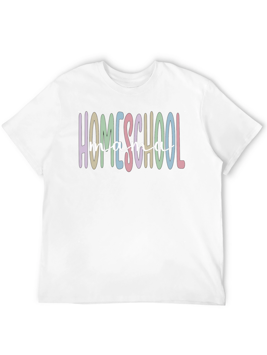 Homeschool Mama T-Shirt - Trendy Homeschooling Apparel