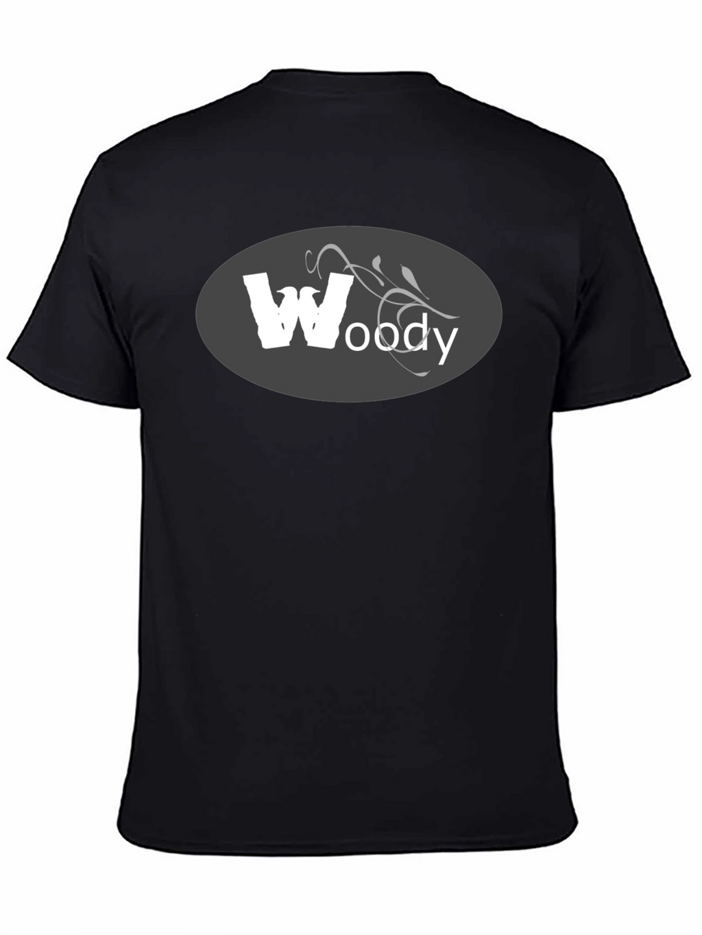 Woody Graphic Tee - Mens Black Cotton T-Shirt
