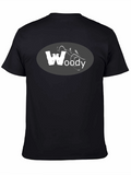 Woody Graphic Tee - Mens Black Cotton T-Shirt
