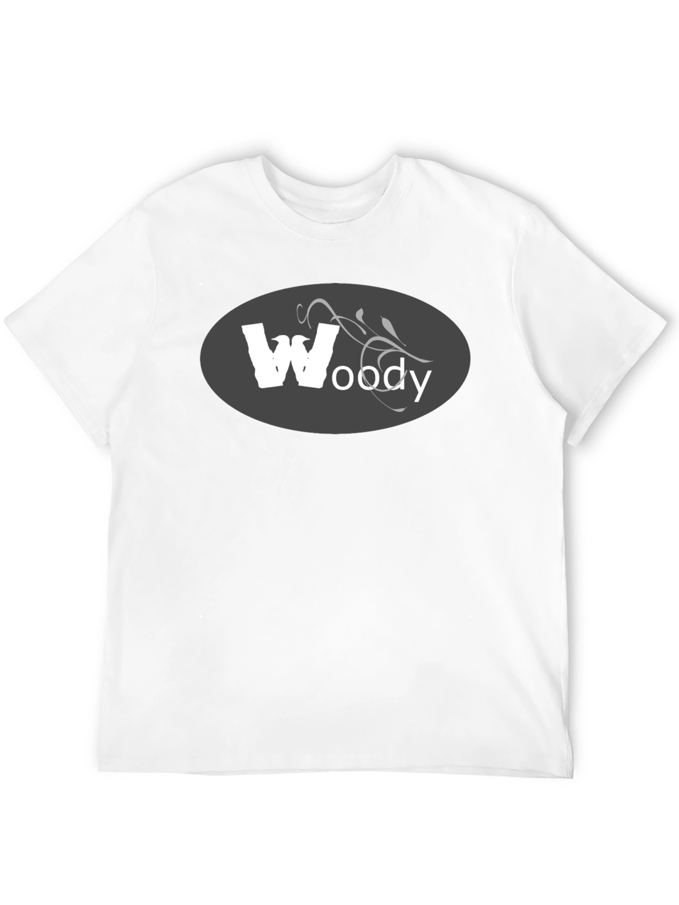 Woody Graphic Tee - Mens Black Cotton T-Shirt