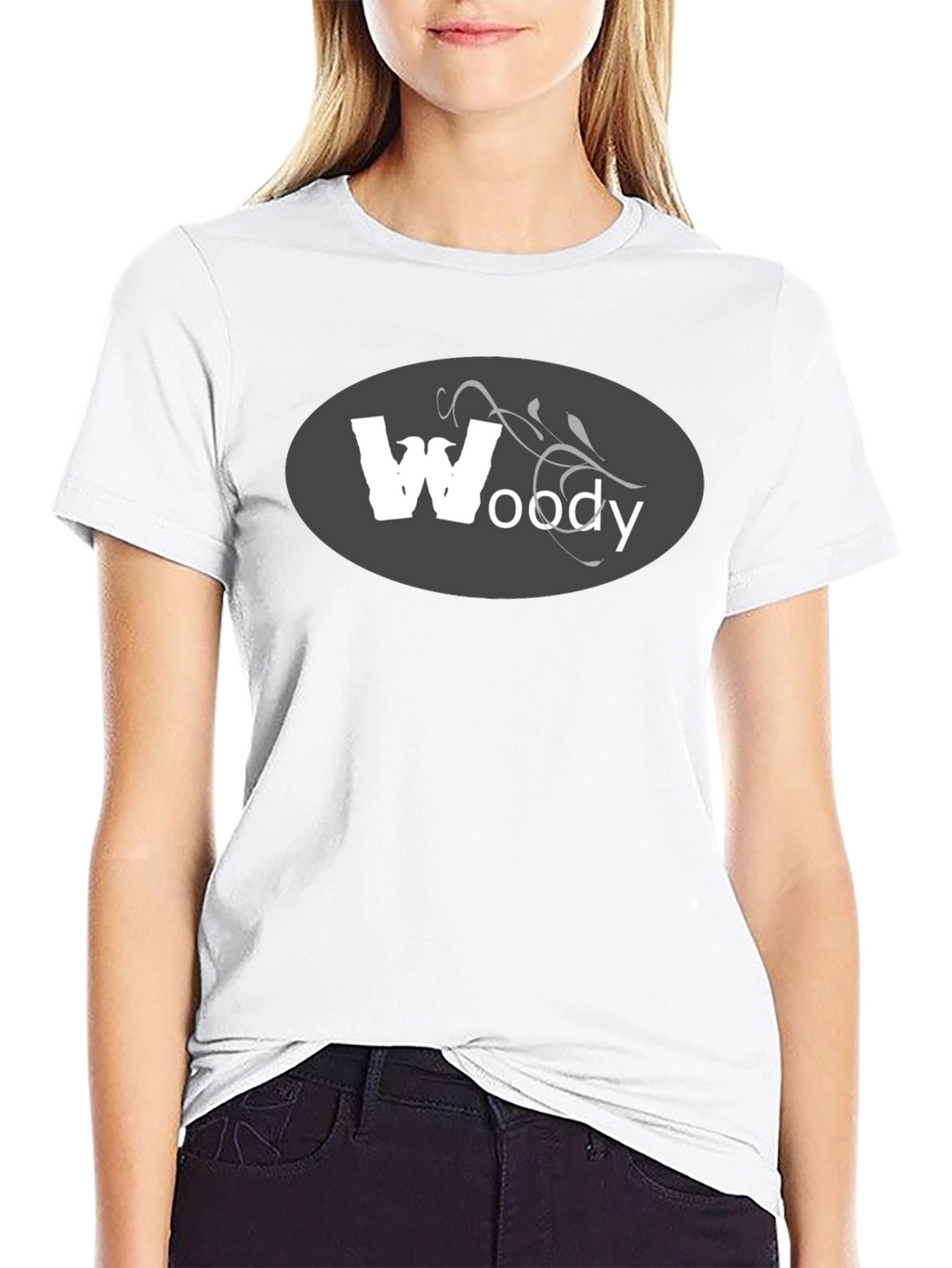Woody Graphic Tee - Mens Black Cotton T-Shirt