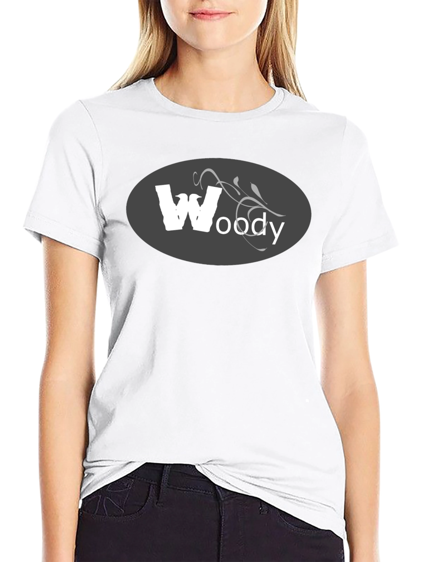 Woody Graphic Tee - Mens Black Cotton T-Shirt
