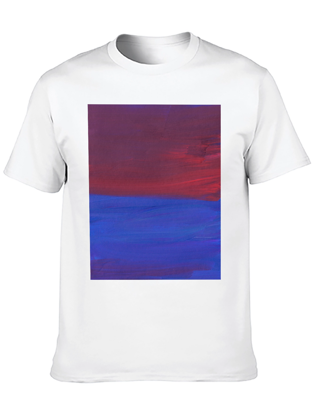 Abstract Horizon Mens Black Tee