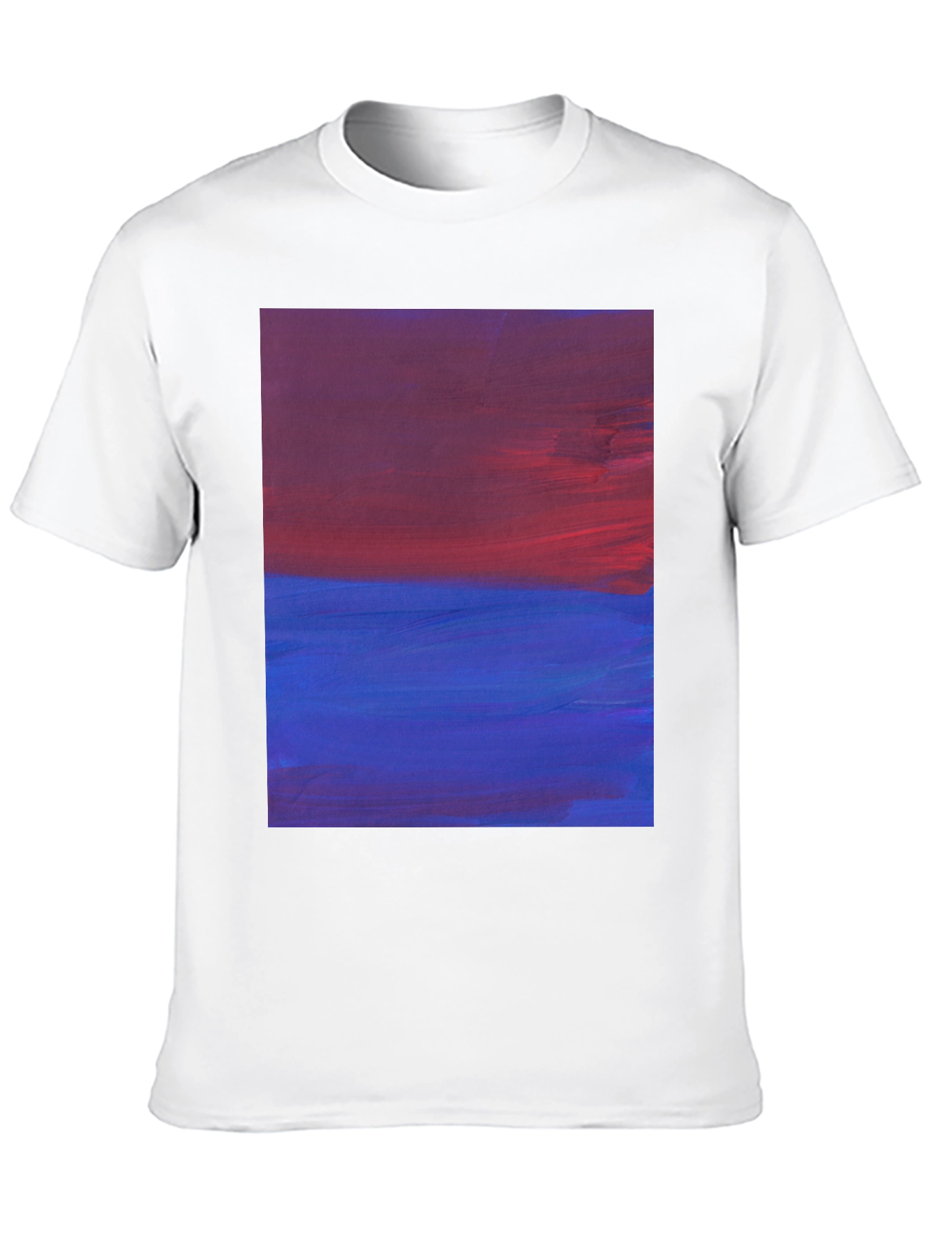 Abstract Horizon Mens Black Tee