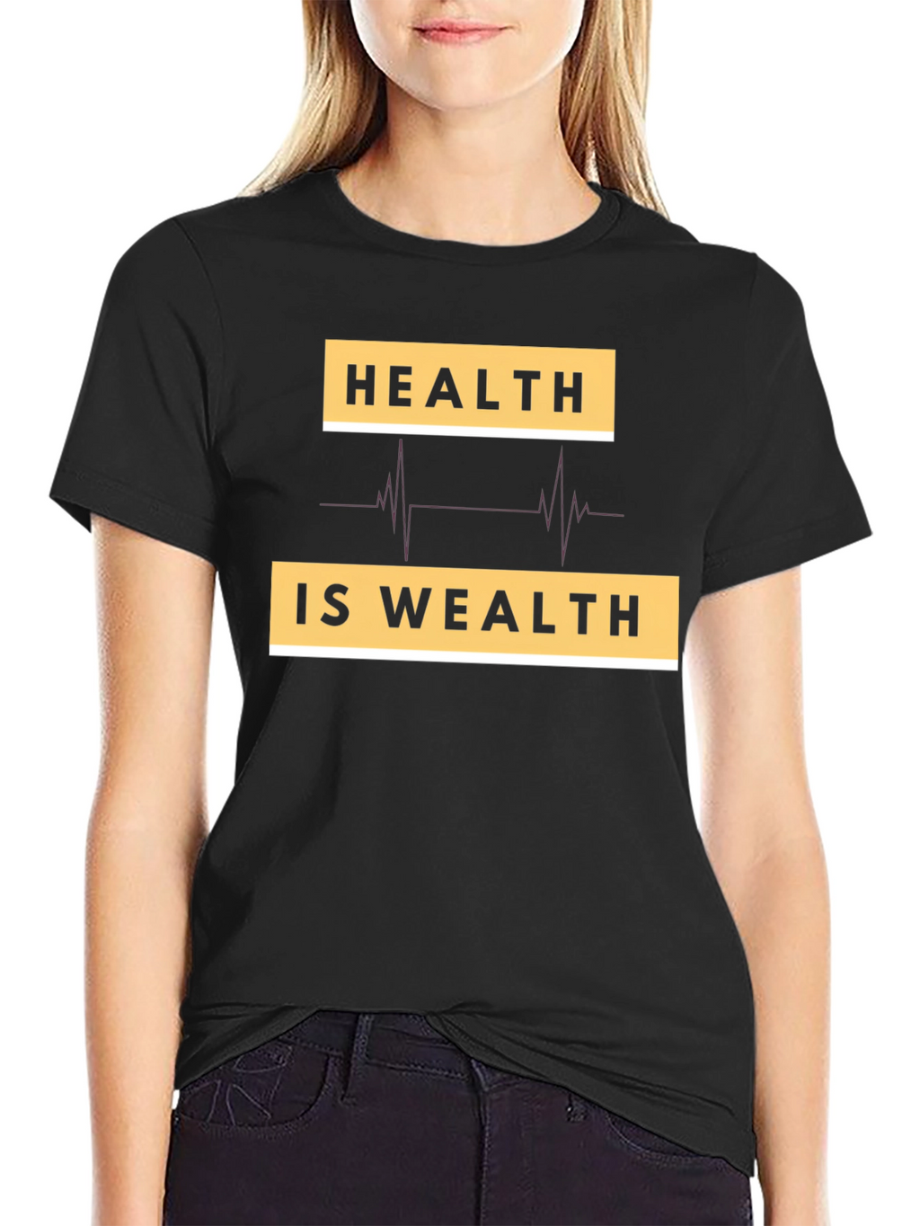 Health Is Wealth Graphic Tee