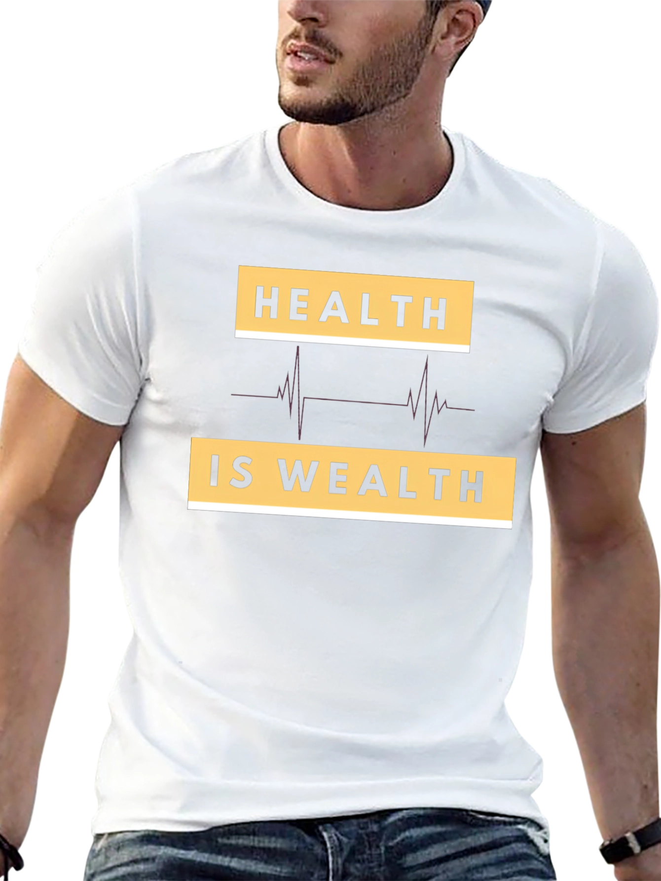 Health Is Wealth Graphic Tee