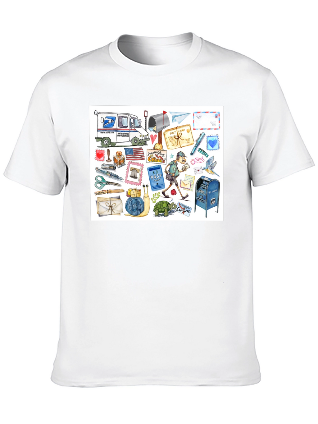 USPS Post Office Inspired T-Shirt
