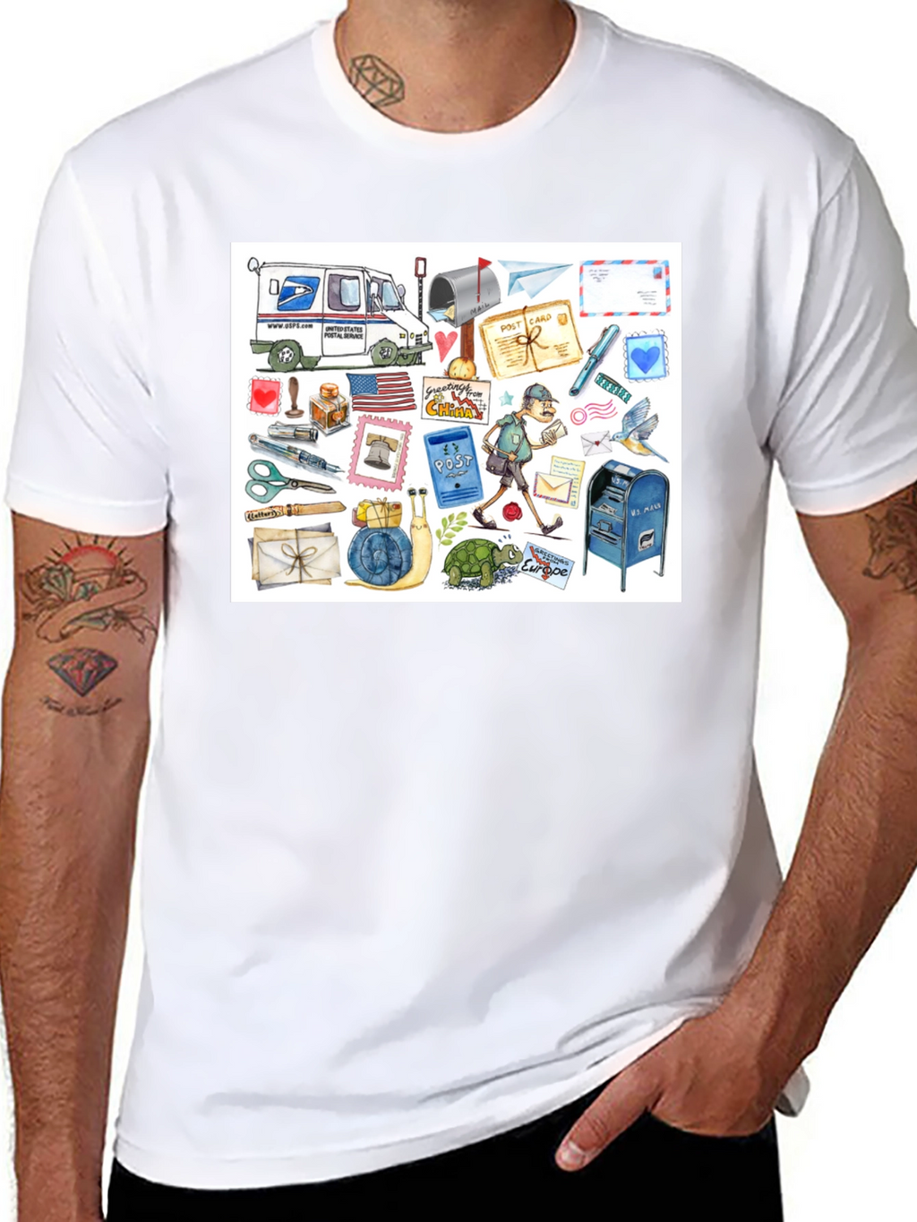 USPS Post Office Inspired T-Shirt
