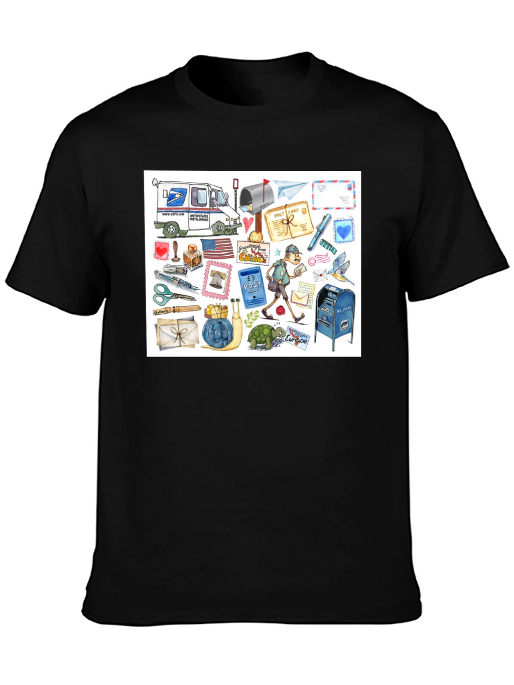 USPS Post Office Inspired T-Shirt