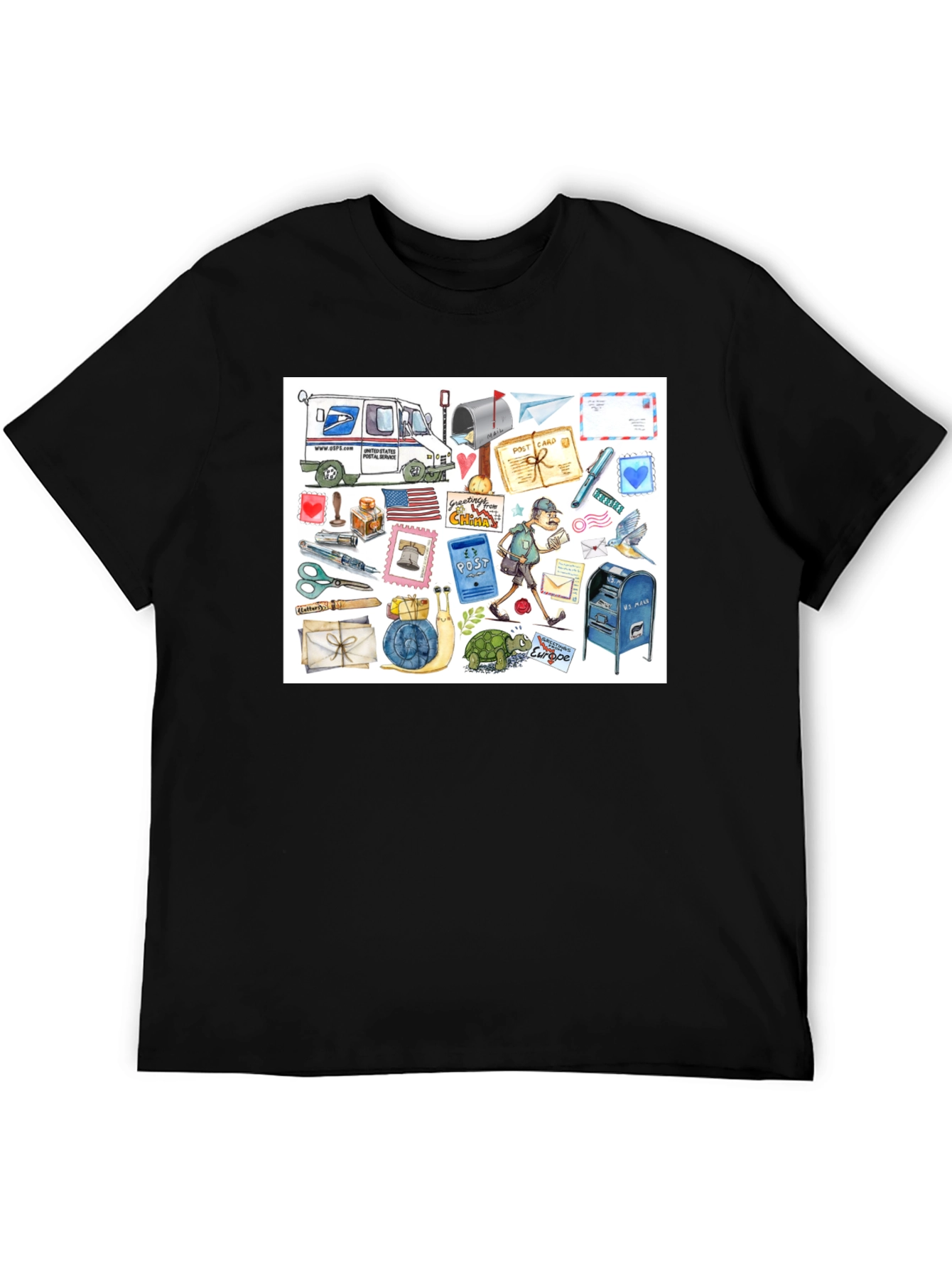 USPS Post Office Inspired T-Shirt