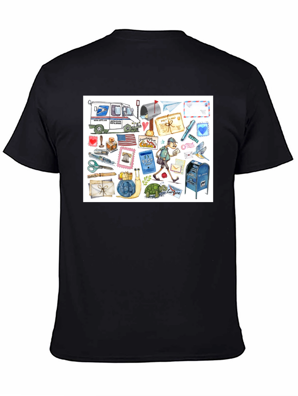 USPS Post Office Inspired T-Shirt
