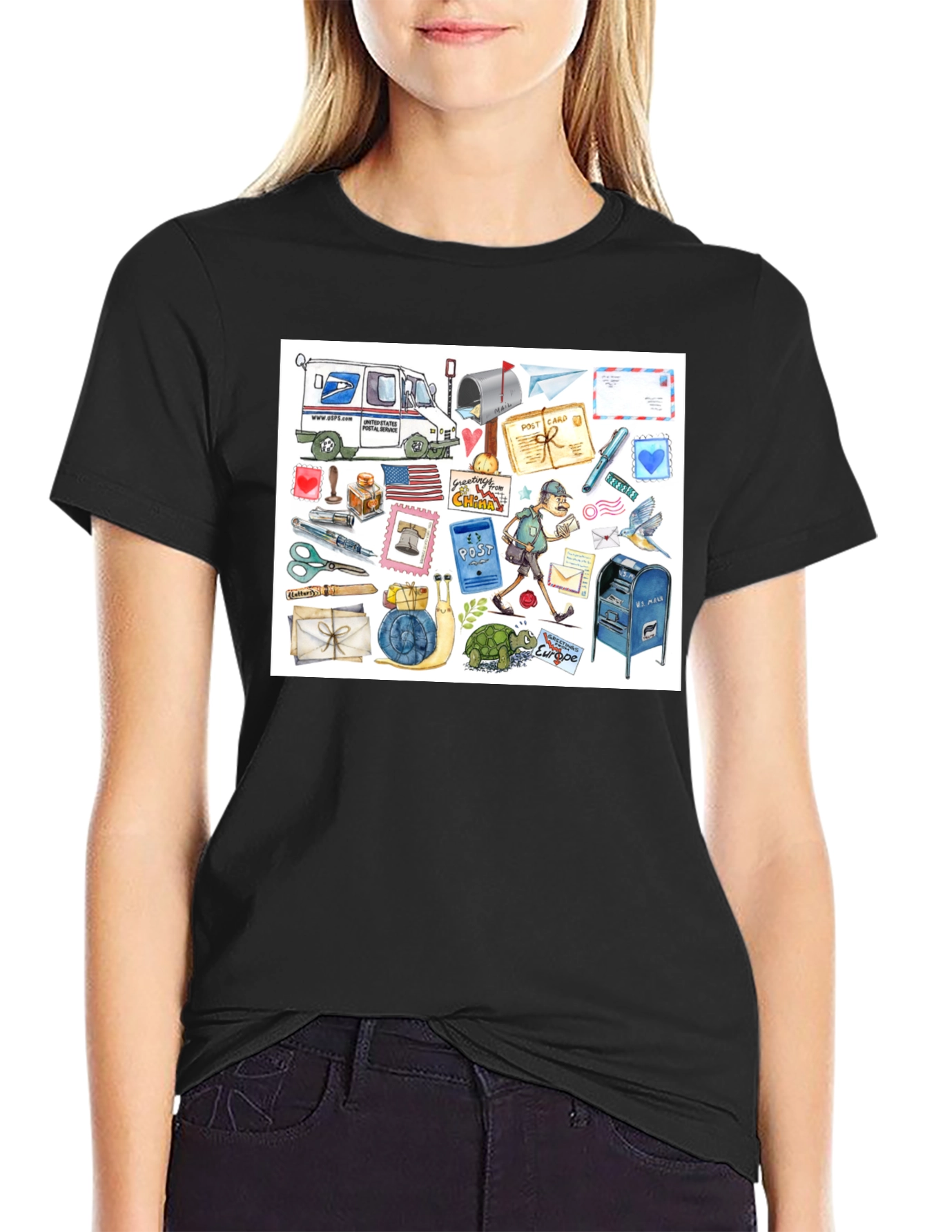 USPS Post Office Inspired T-Shirt