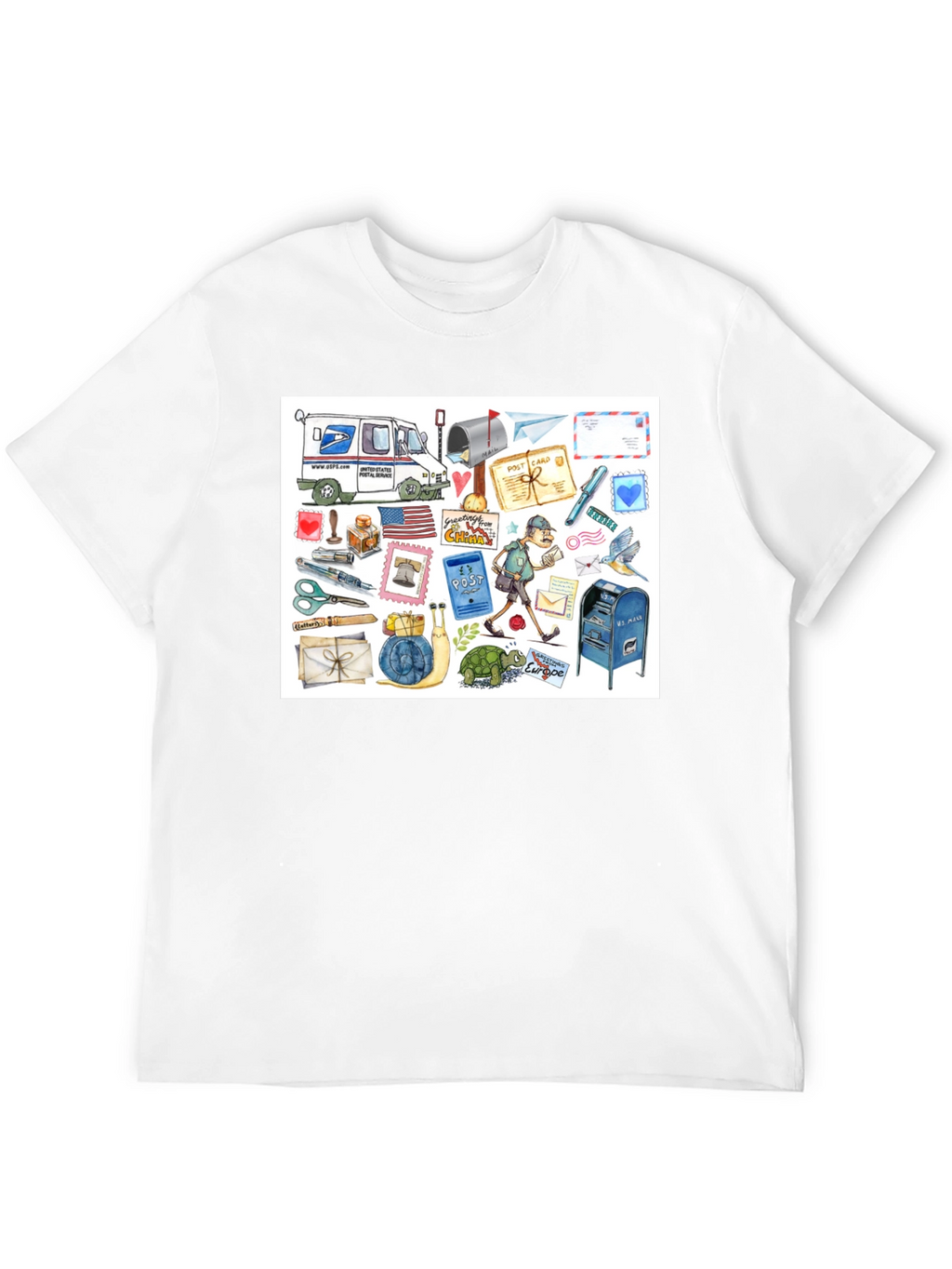 USPS Post Office Inspired T-Shirt