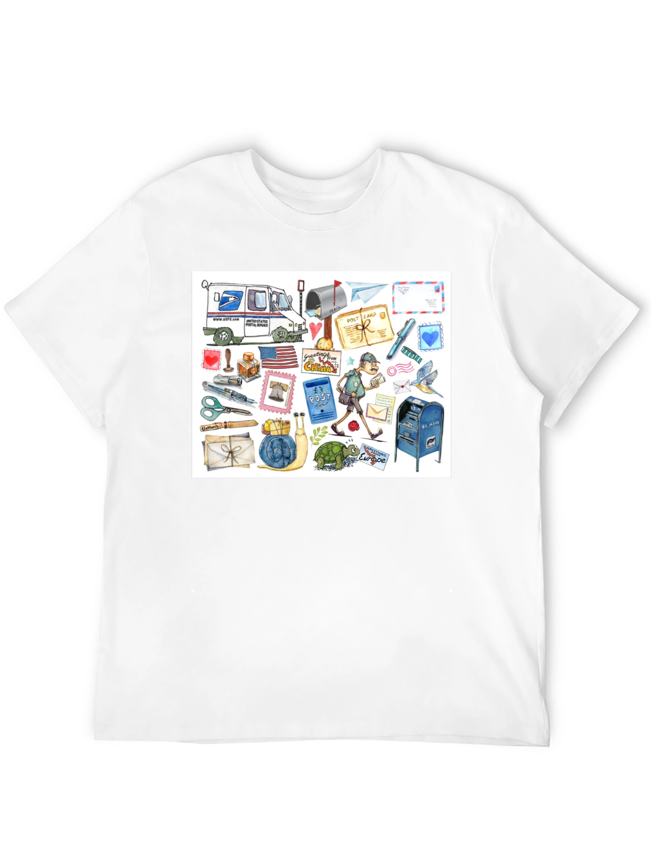 USPS Post Office Inspired T-Shirt
