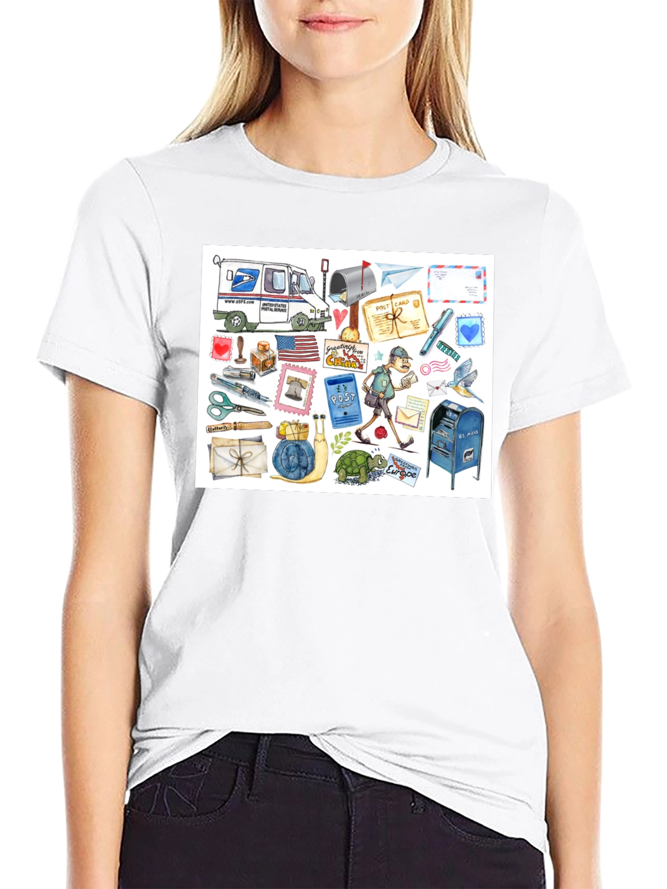 USPS Post Office Inspired T-Shirt