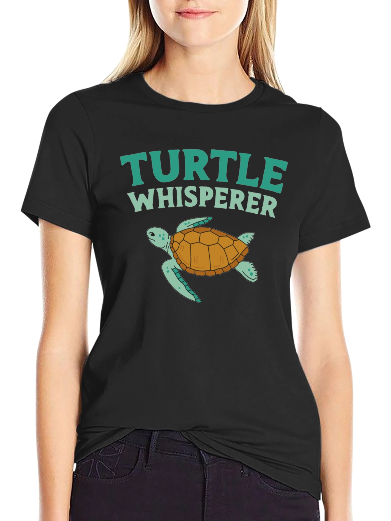 Turtle Whisperer Graphic Tee - Sea Turtle Lover Shirt
