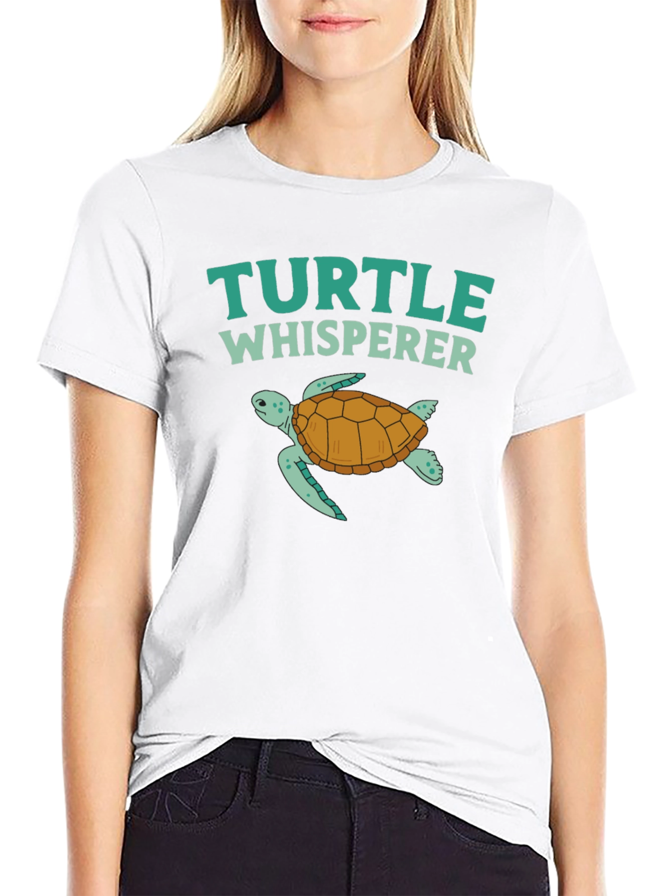 Turtle Whisperer Graphic Tee - Sea Turtle Lover Shirt