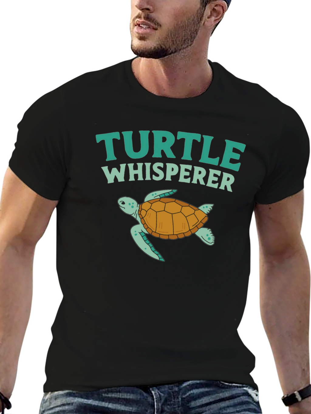 Turtle Whisperer Graphic Tee - Sea Turtle Lover Shirt