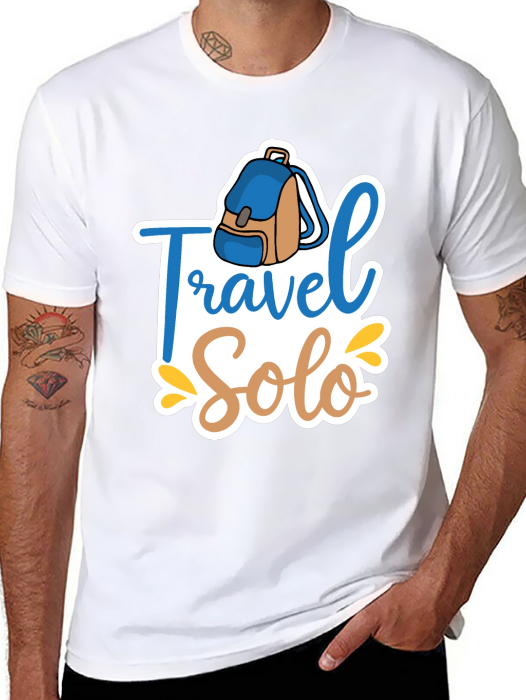 Travel Solo Black T-Shirt