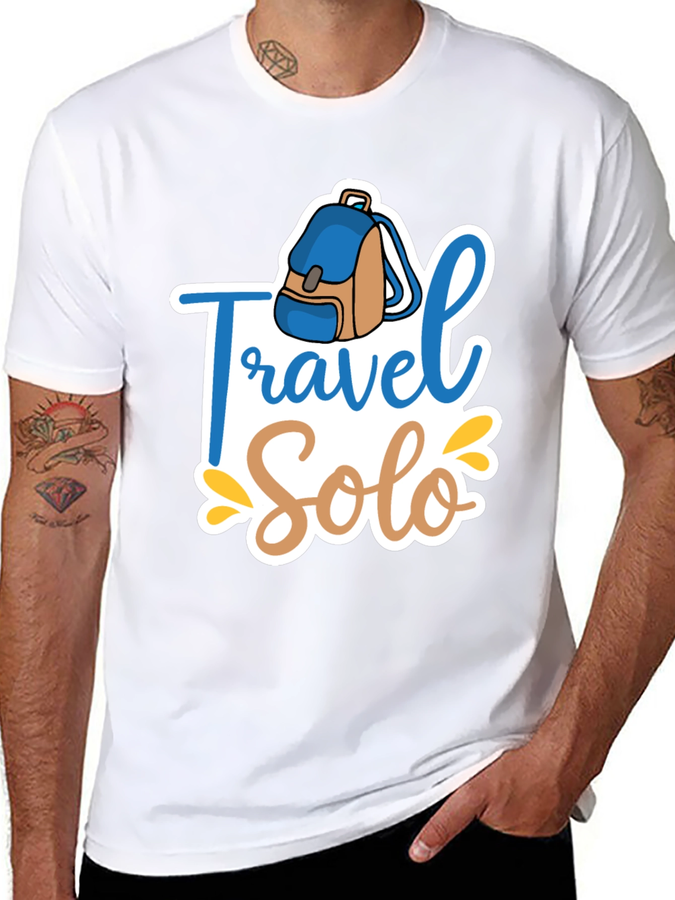 Travel Solo Black T-Shirt