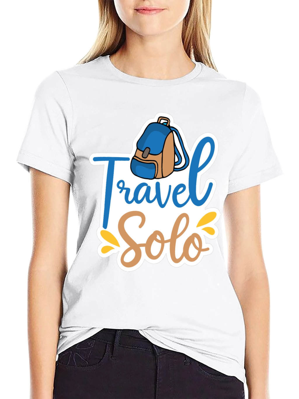 Travel Solo Black T-Shirt
