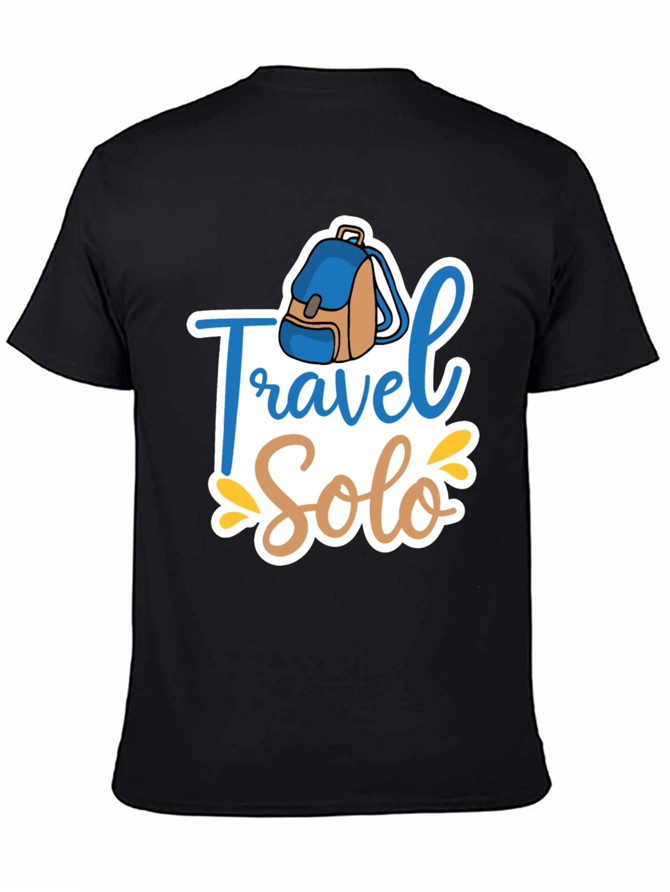 Travel Solo Black T-Shirt