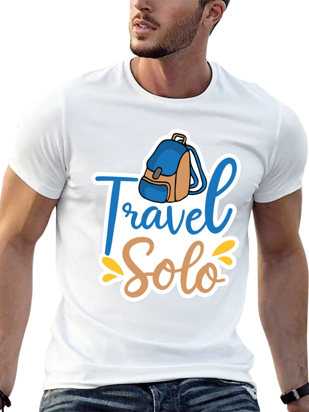 Travel Solo Black T-Shirt