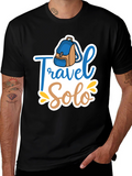 Travel Solo Black T-Shirt