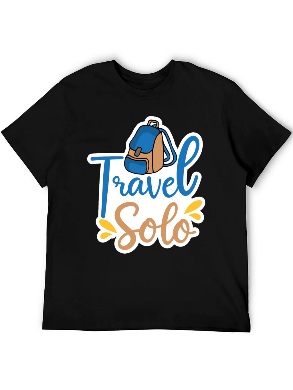 Travel Solo Black T-Shirt