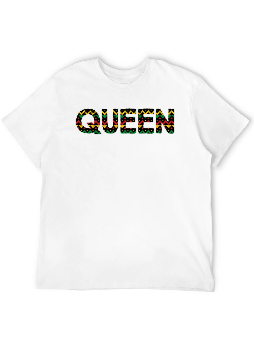 Queen African Print T-Shirt - Black Pride