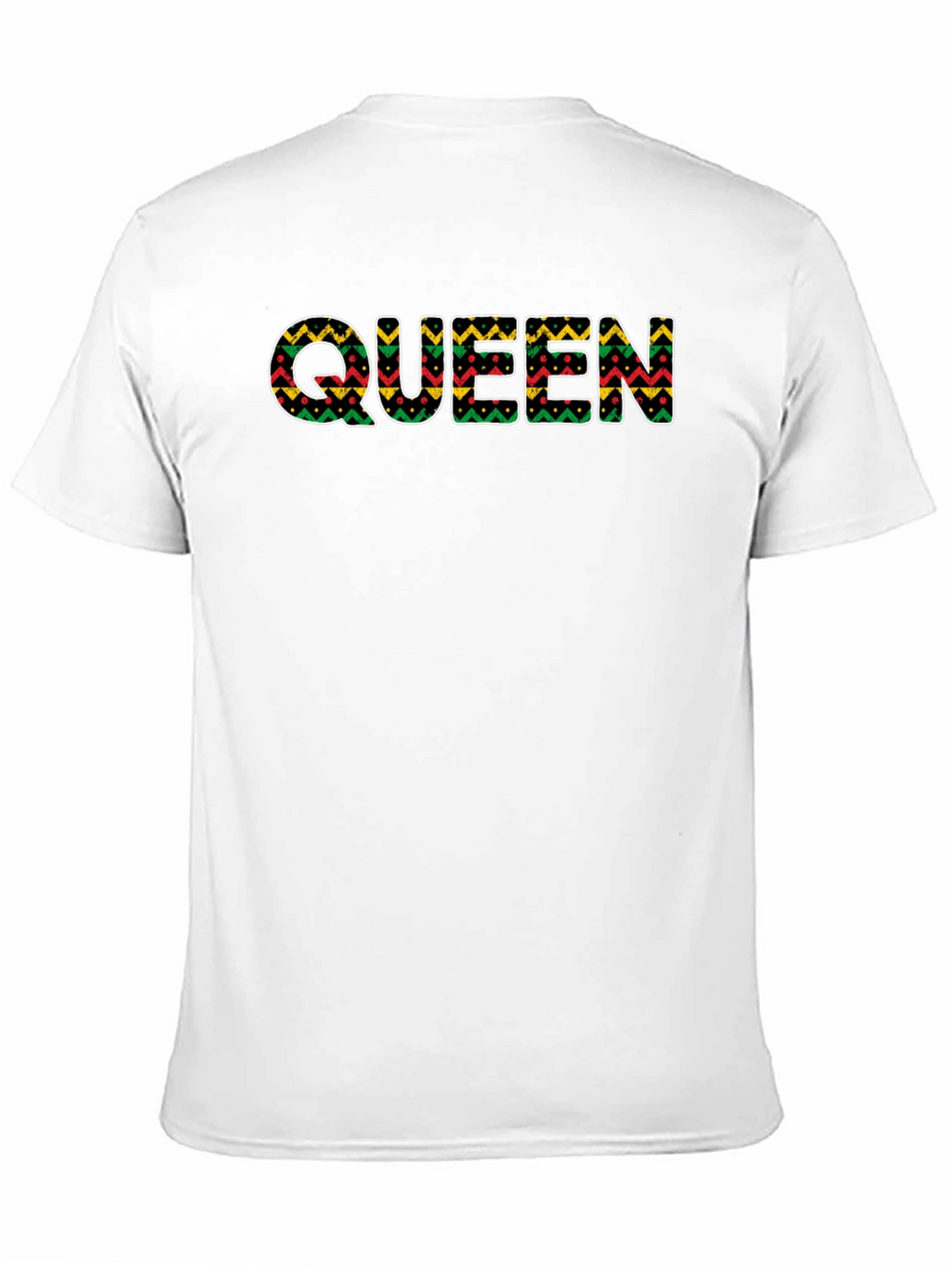 Queen African Print T-Shirt - Black Pride