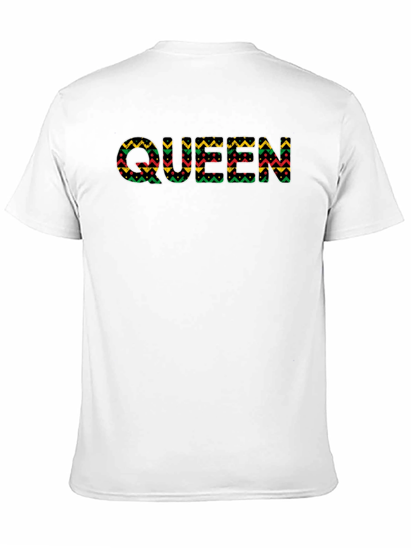 Queen African Print T-Shirt - Black Pride