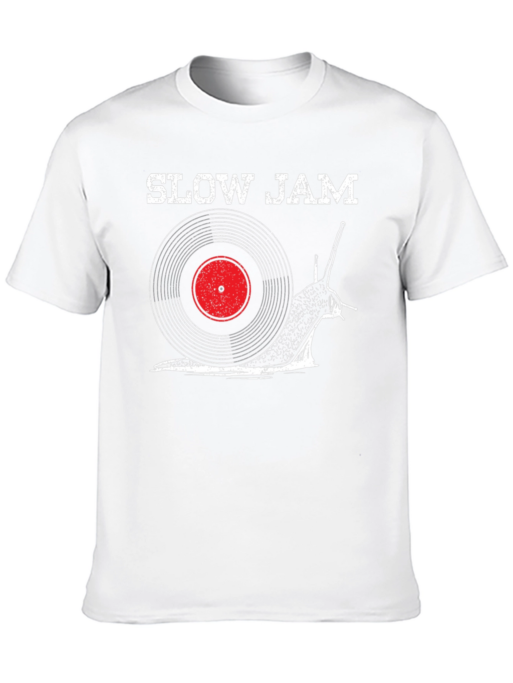 Slow Jam Snail Record Graphic T-Shirt