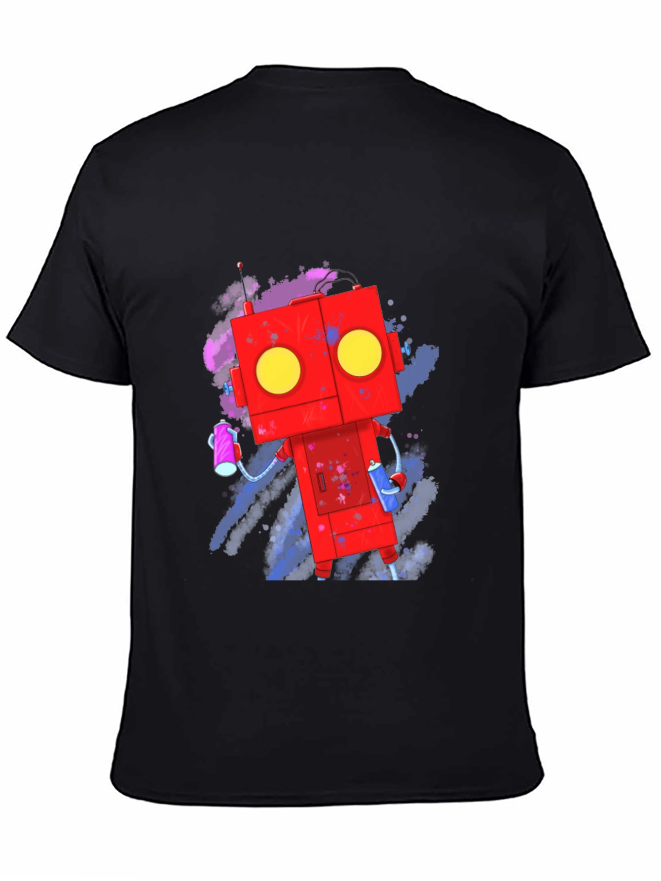 Robot Graffiti Artist T-Shirt
