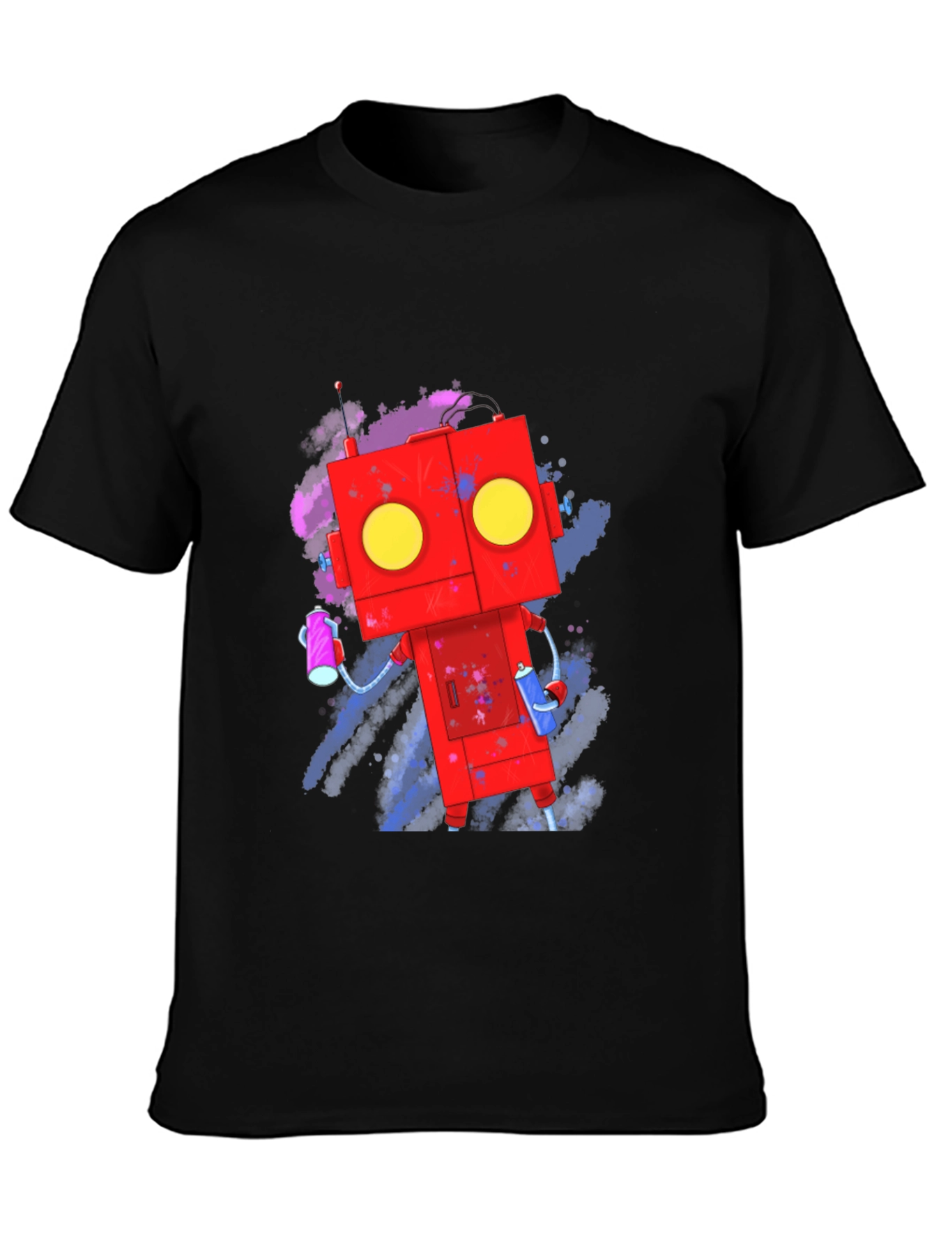 Robot Graffiti Artist T-Shirt