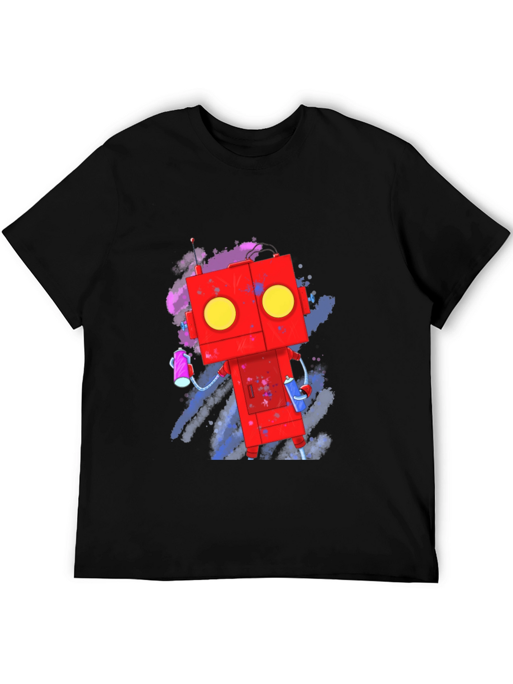 Robot Graffiti Artist T-Shirt