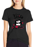 Big Sister Penguin Tee - Cute Family Matching Shirt