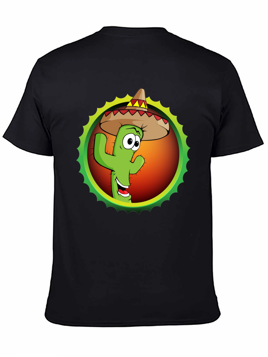 Cactus Sombrero Graphic T-Shirt