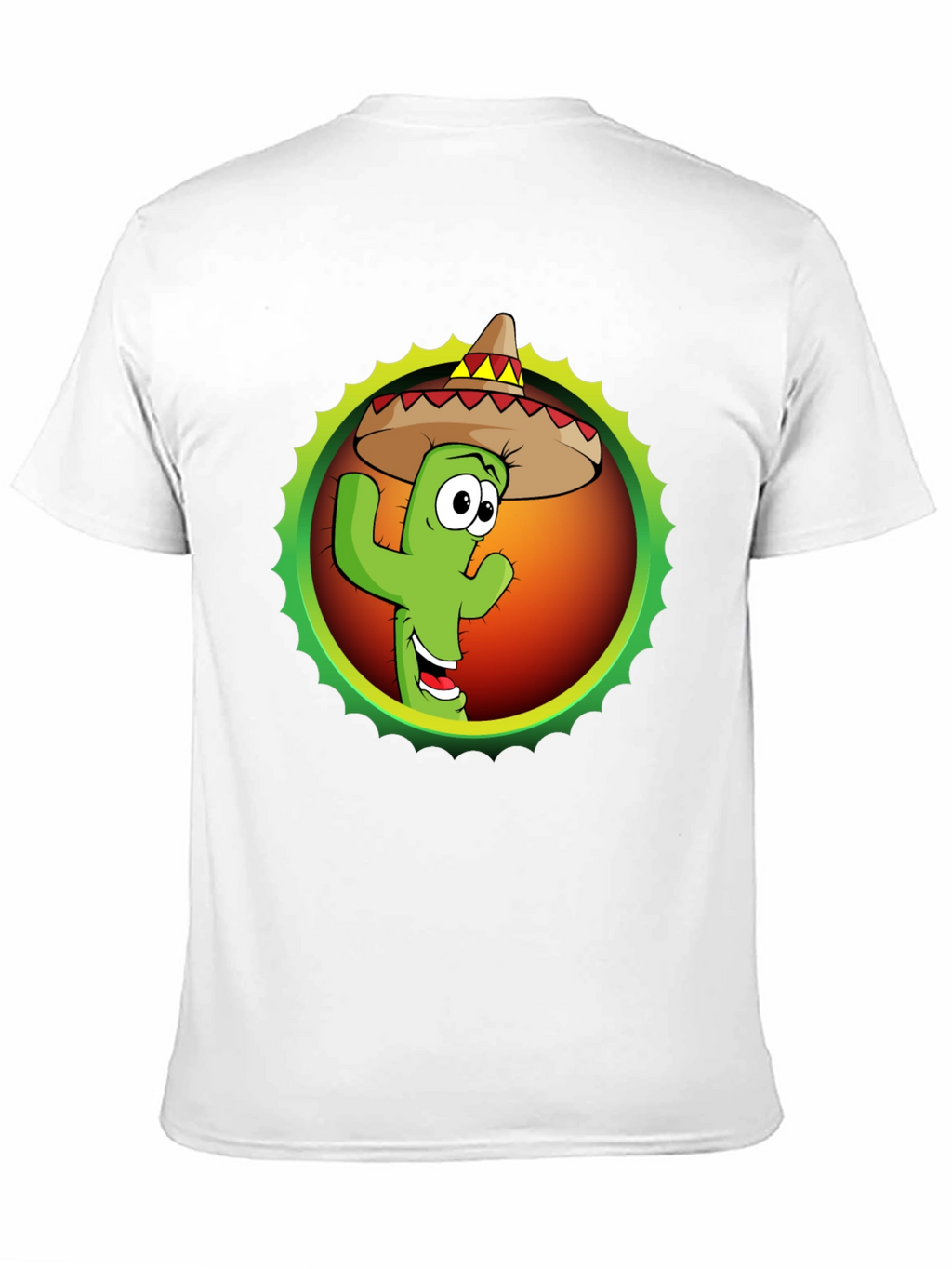 Cactus Sombrero Graphic T-Shirt