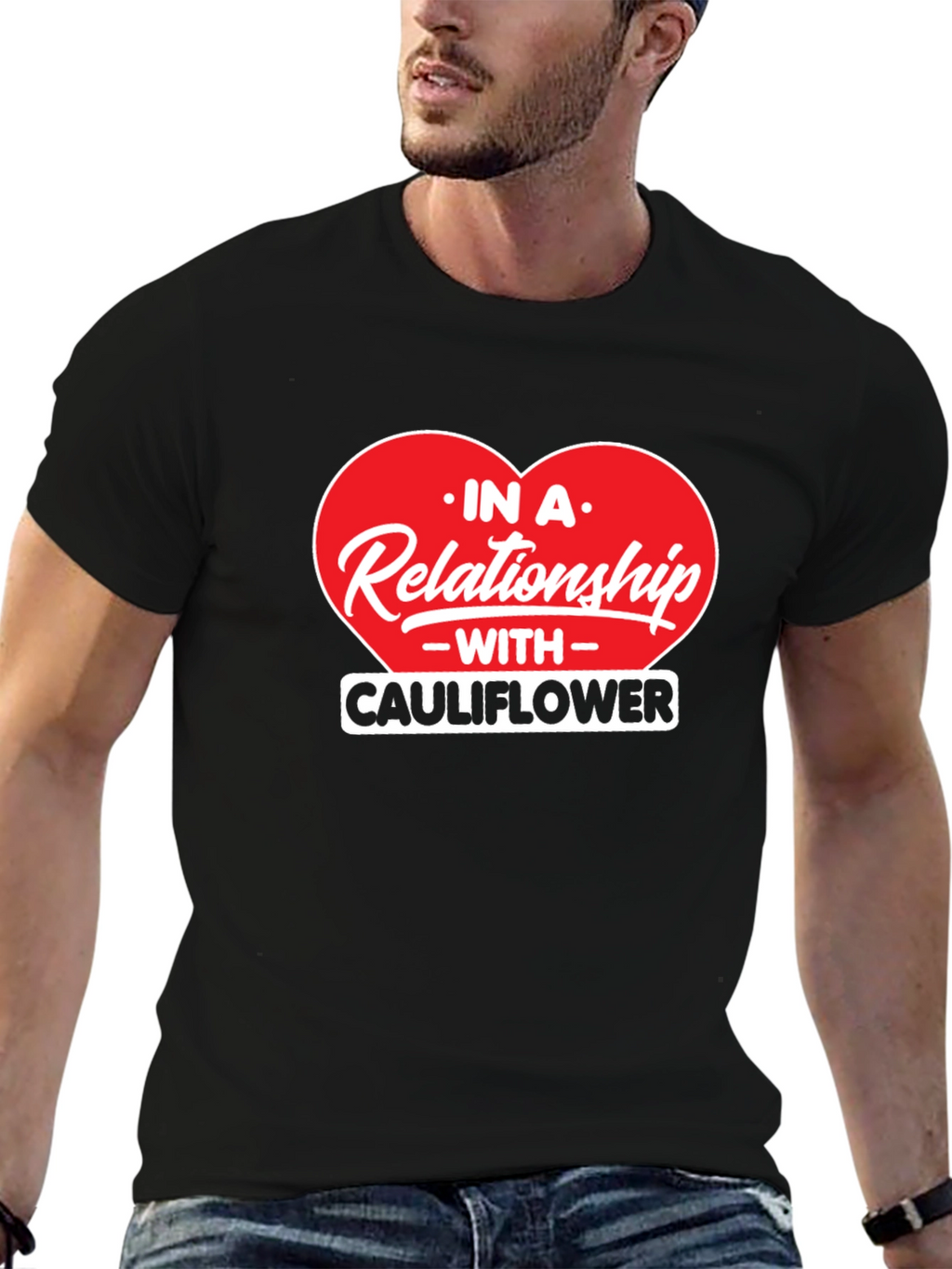 In A Relationship With Cauliflower Graphic Tee