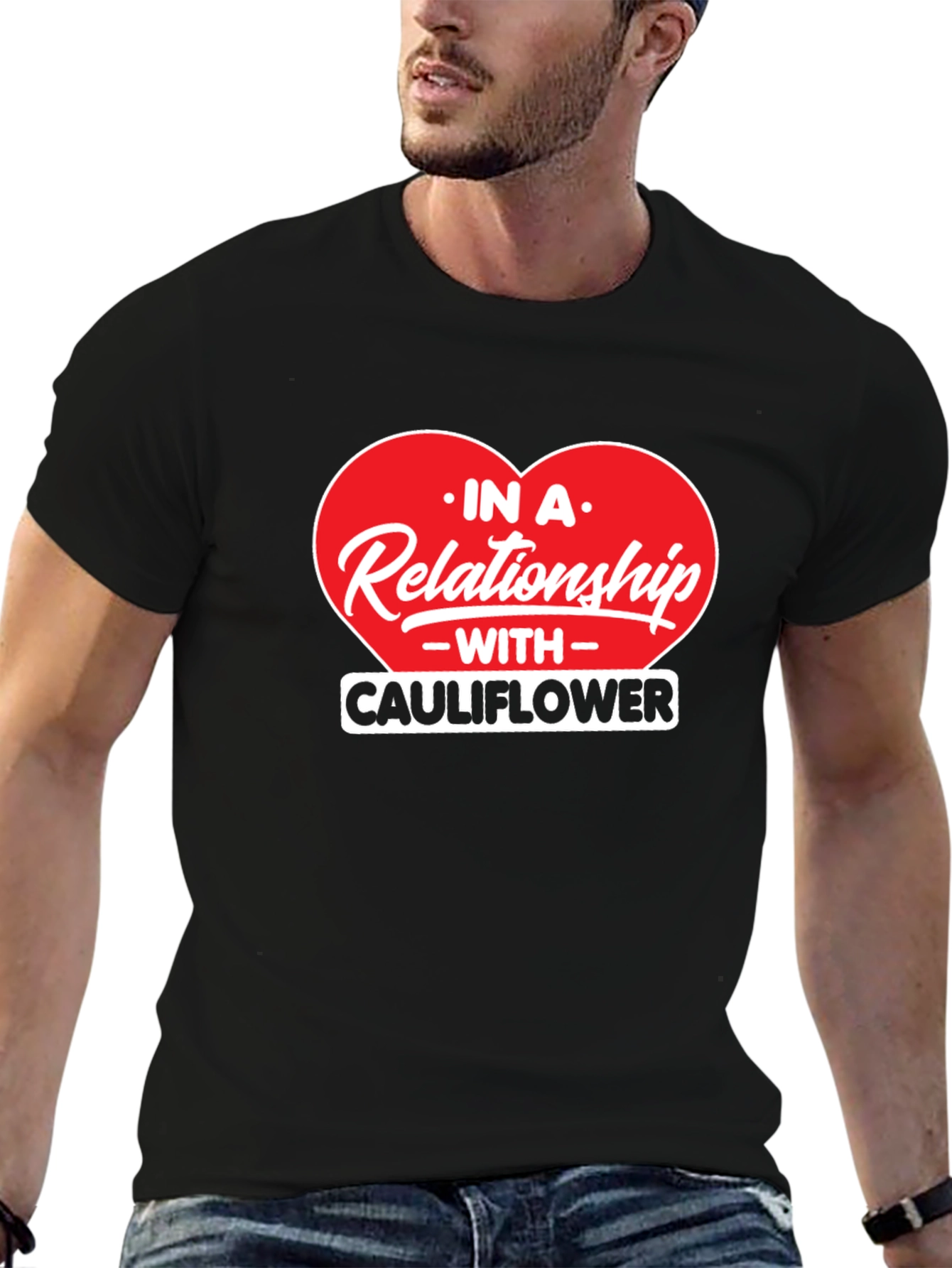 In A Relationship With Cauliflower Graphic Tee