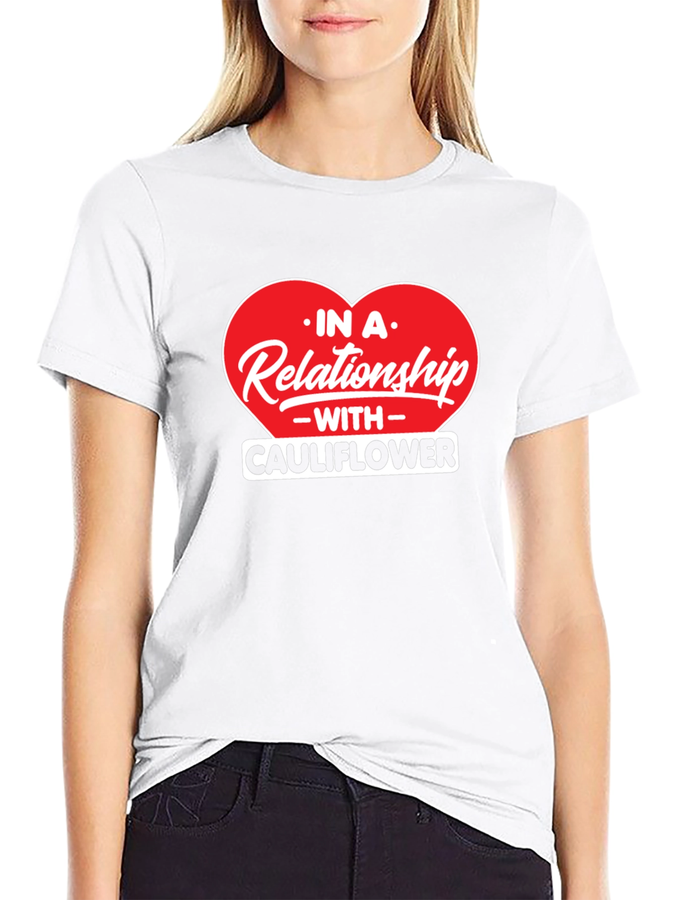 In A Relationship With Cauliflower Graphic Tee