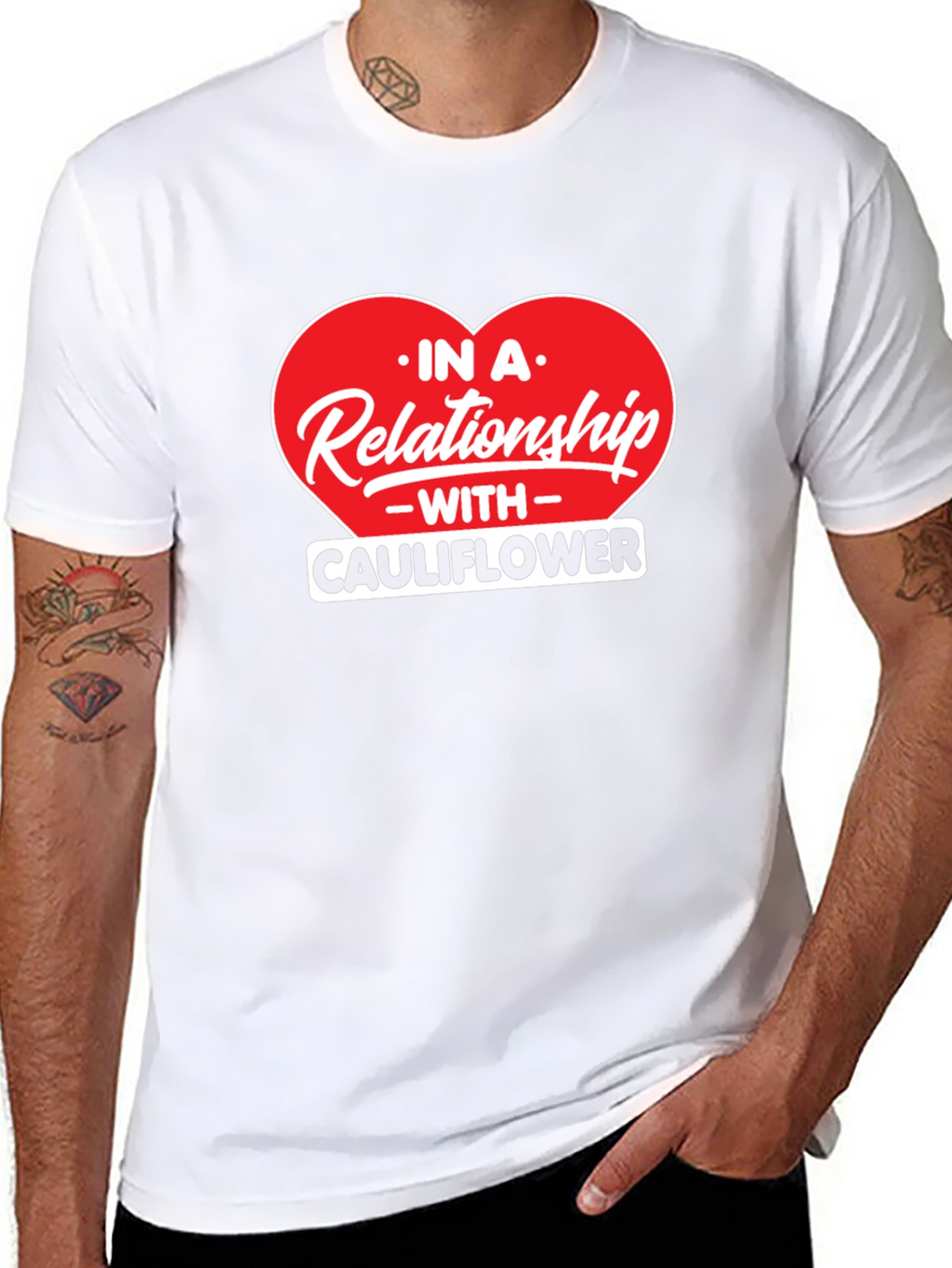 In A Relationship With Cauliflower Graphic Tee