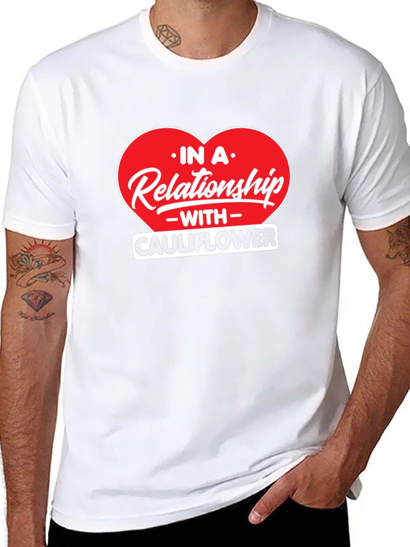 In A Relationship With Cauliflower Graphic Tee
